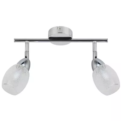 Nástěnné / stropní LED bodové světlo RICO - 2x6W, 3000K (teplá bílá), chromované