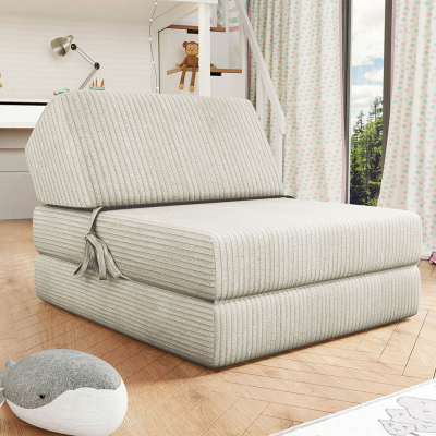 VÝPRODEJ - Rozkládací křeslo OTTO - krémové