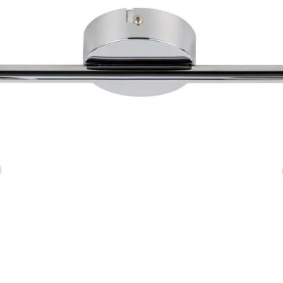Nástěnné / stropní LED bodové osvětlení ROY - 2x5W, 3000K (teplá bílá), chromované / bílé