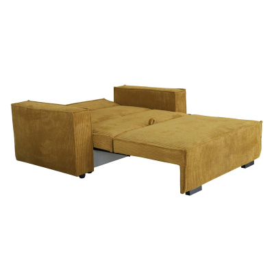 VÝPRODEJ - Rozkládací pohovka s úložným prostorem CHIAKY 1 - růžová