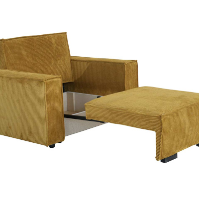 VÝPRODEJ - Rozkládací pohovka s úložným prostorem CHIAKY 1 - růžová