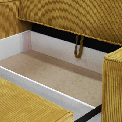 VÝPRODEJ - Rozkládací pohovka s úložným prostorem CHIAKY 1 - růžová