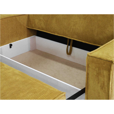 VÝPRODEJ - Rozkládací pohovka s úložným prostorem CHIAKY 1 - růžová