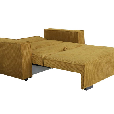 VÝPRODEJ - Rozkládací pohovka s úložným prostorem CHIAKY 2 - tyrkysová