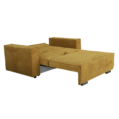 VÝPRODEJ - Rozkládací pohovka s úložným prostorem CHIAKY 2 - tyrkysová