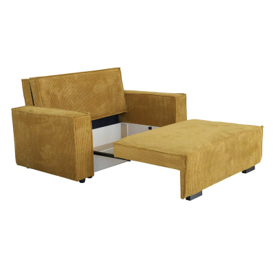 VÝPRODEJ - Rozkládací pohovka s úložným prostorem CHIAKY 2 - tyrkysová