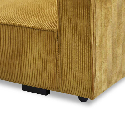 VÝPRODEJ - Rozkládací pohovka s úložným prostorem CHIAKY 2 - tyrkysová