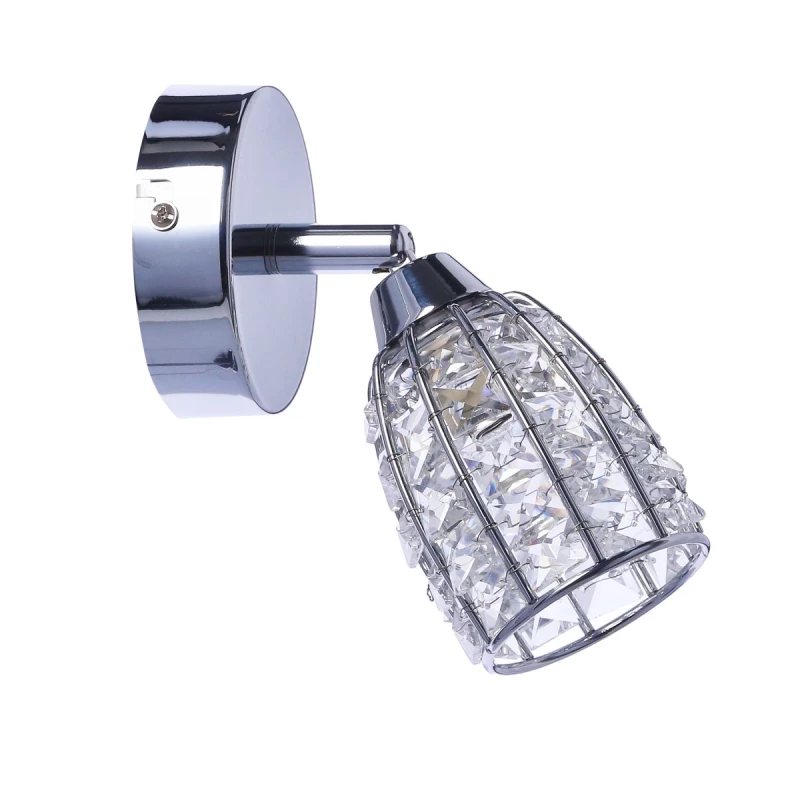 Moderní nástěnné bodové svítidlo SHIBA - 1xG9, 15W, chromované / čiré