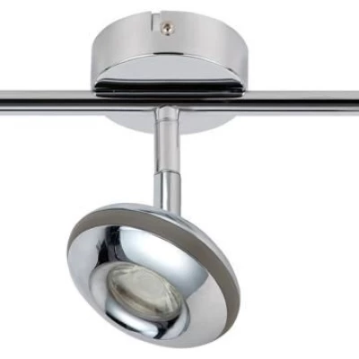 Stropní LED bodové světlo SKIPPER - 3x6W, 3000K (teplá bílá), chromované