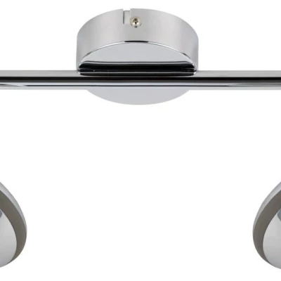 Nástěnné / stropní LED bodové světlo SKIPPER - 2x6W, 3000K (teplá bílá), chromované