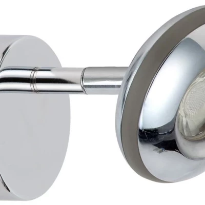 Nástěnné LED bodové světlo SKIPPER - 1x6W, 3000K (teplá bílá), chromované