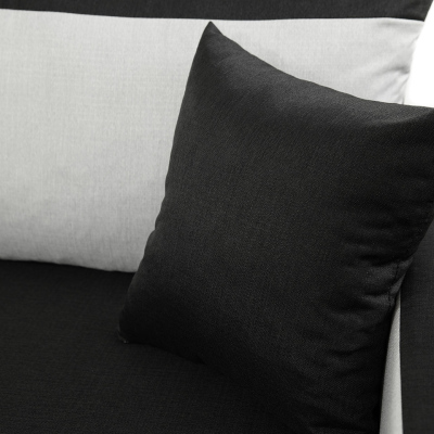 VÝPRODEJ - Sedačka na každodenní spaní s úložným prostorem KORNELIE - modrá