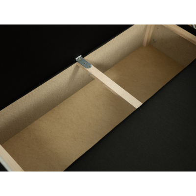 VÝPRODEJ - Sedačka na každodenní spaní s úložným prostorem KORNELIE - modrá