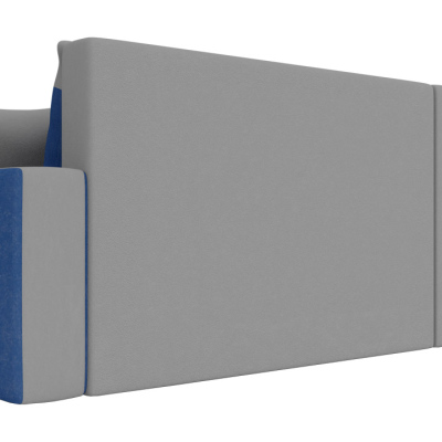 VÝPRODEJ - Sedačka na každodenní spaní s úložným prostorem KORNELIE - modrá