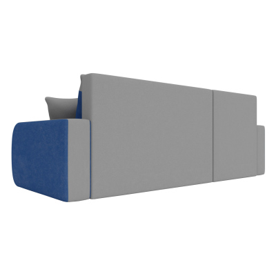 VÝPRODEJ - Sedačka na každodenní spaní s úložným prostorem KORNELIE - modrá