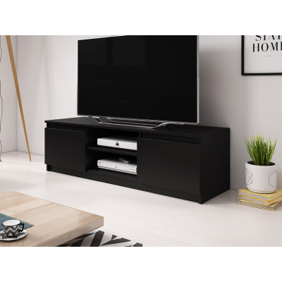 VÝPRODEJ - Televizní stolek KIKUKO - černý