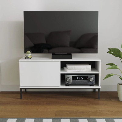 VÝPRODEJ - TV stolek NIXI - bílý