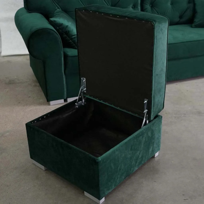 VÝPRODEJ - Taburet MIRA - zelený