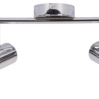 Nástěnné / stropní bodové svítidlo TURNO - 2xE14, 40W, chromované / bílé