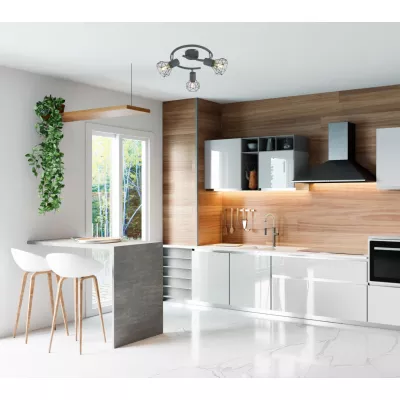 Stropní bodové osvětlení VERVE - 3xE14, 40W, kruhové, matné šedé