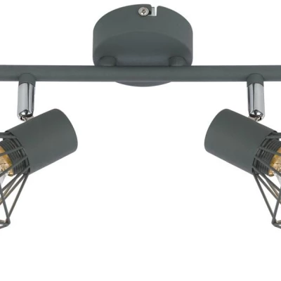 Nástěnné / stropní bodové osvětlení VERVE - 2xE14, 40W, matné šedé