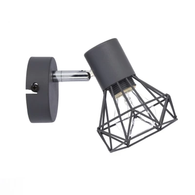 Nástěnné bodové osvětlení VERVE - 1xE14, 40W, matné šedé