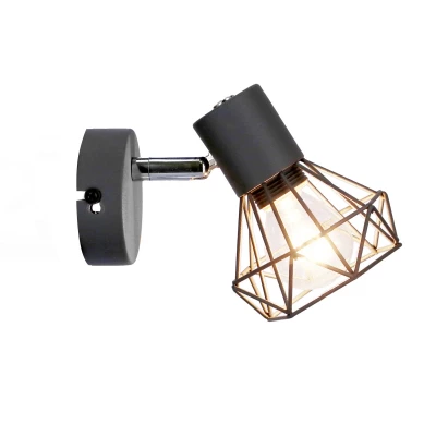 Nástěnné bodové osvětlení VERVE - 1xE14, 40W, matné šedé