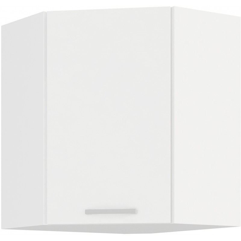 VÝPRODEJ - Horní rohová skříňka EDISA - 58x58 cm, bílá