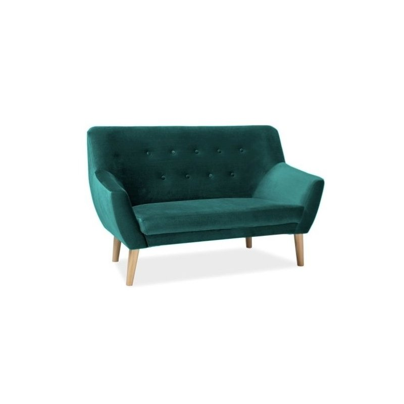 VÝPRODEJ - Dvoumístná pohovka NIKOLINA - zelená