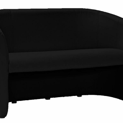 VÝPRODEJ - Dvoumístná pohovka SINDY 1 - černá