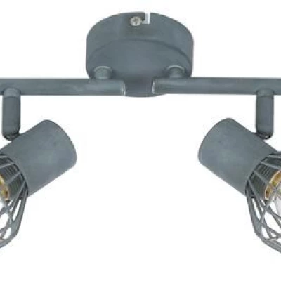 Stropní bodové svítidlo VIKING - 4xE14, 40W, šedé