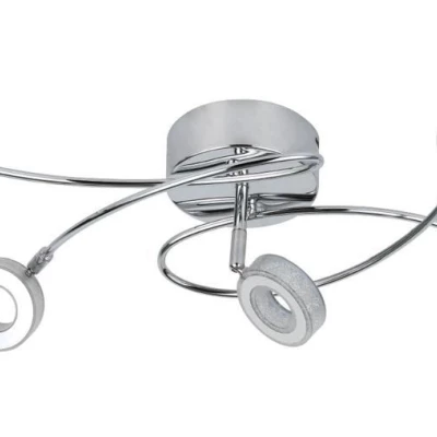 LED bodové stropní svítidlo VINOLA - 5x5W, 3000K (teplá bílá), chromované