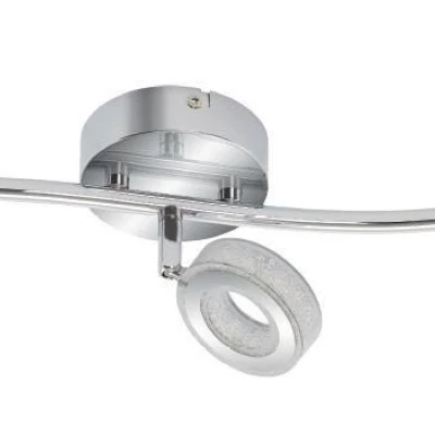 LED bodové stropní svítidlo VINOLA - 3x5W, 3000K (teplá bílá), chromované