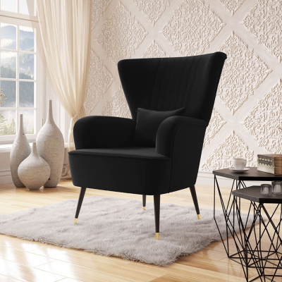 VÝPRODEJ - Křeslo SHABA - černé