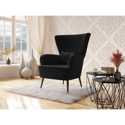 VÝPRODEJ - Křeslo SHABA - černé