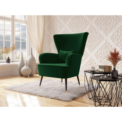 VÝPRODEJ - Křeslo SHABA - zelené