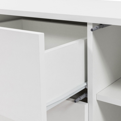 VÝPRODEJ - Stěna do obývacího pokoje ASAKA 4 - bílá