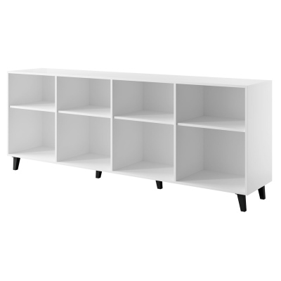 VÝPRODEJ - Komoda s dvířky SUSANITA - černá