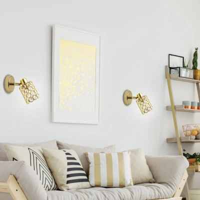 Nástěnné bodové osvětlení YORK - 1xG9, 40W, mosazné