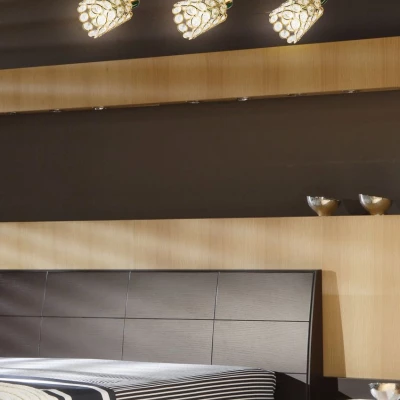 Bodové stropní osvětlení YORK - 3xG9, 40W, mosazné