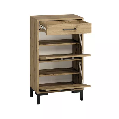 VÝPRODEJ - Vysoký botník BEDA - dub artisan