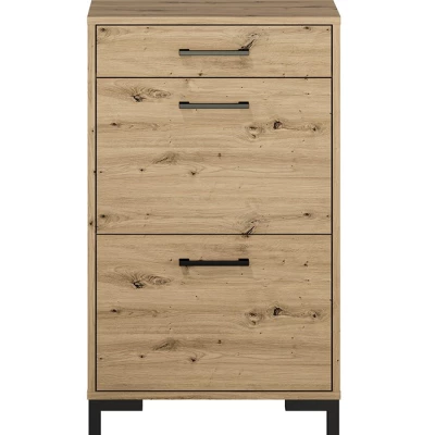 VÝPRODEJ - Vysoký botník BEDA - dub artisan