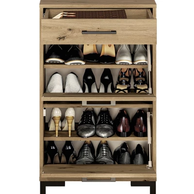 VÝPRODEJ - Vysoký botník BEDA - dub artisan