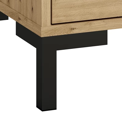 VÝPRODEJ - Vysoký botník BEDA - dub artisan