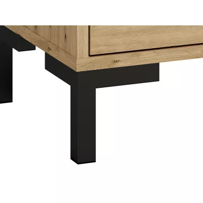 VÝPRODEJ - Vysoký botník BEDA - dub artisan