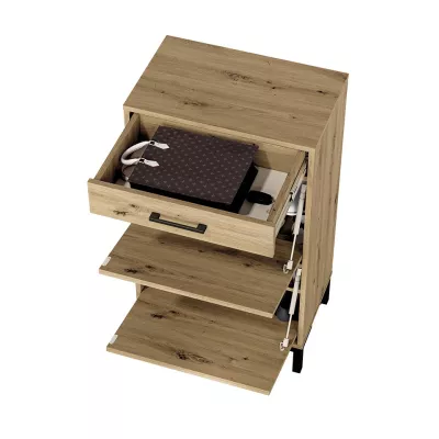 VÝPRODEJ - Vysoký botník BEDA - dub artisan