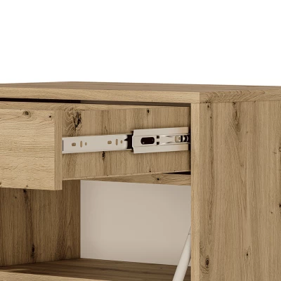 VÝPRODEJ - Vysoký botník BEDA - dub artisan