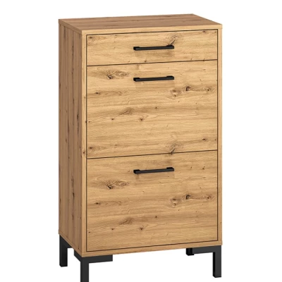 VÝPRODEJ - Vysoký botník BEDA - dub artisan