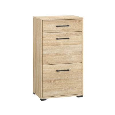 VÝPRODEJ - Úzký botník RUAN - světlý dub sonoma