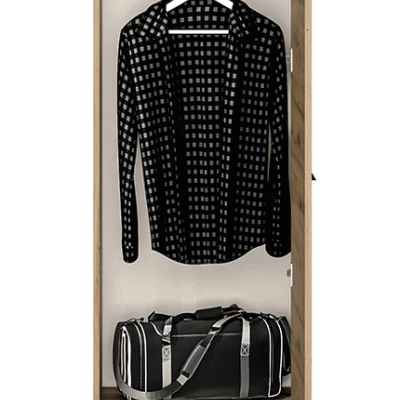 VÝPRODEJ - Vysoká předsíňová skříň BEDA - šířka 55 cm, dub artisan